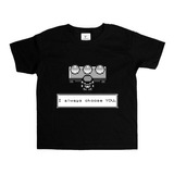 Remera Negra Adultos Pixel R43