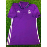 Jersey Real Madrid Morada Polo Talla M