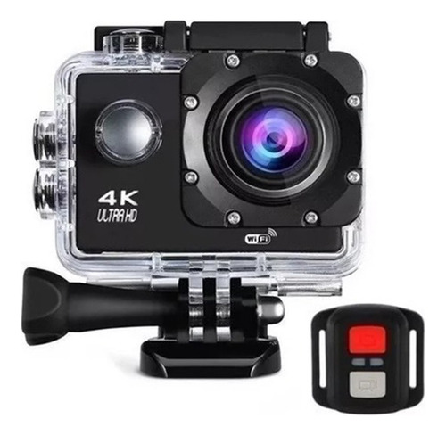 Camara 4k Deportiva Wifi Sumergible Casco Moto Con Control