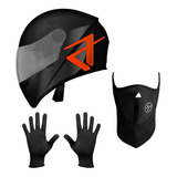 Casco Vertigo V50 Infinity Nocturne + Mascara +guantes Sia++