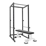 Jaula Power Rack Serie Tts Mod Tp006 + Banca Fija Multipropo