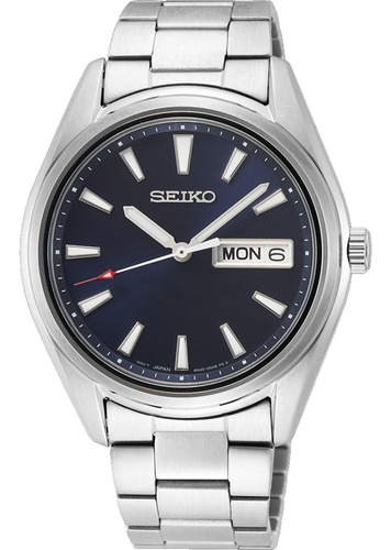 Reloj Seiko Hombre Acero Día-fecha Sur347p1 100% Original