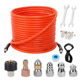 50ft Alcantarilla Jetter Kit Lavadora Presión, 5800 Ps...