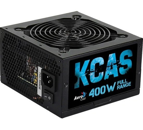 Fonte Gamer Atx Aerocool Kcas 400w 80plus Bronze Sem Cabo Pt