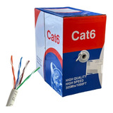 Cable De Red Utp Cat6 24awg 4pr 0.5mm Cca 305m Interior