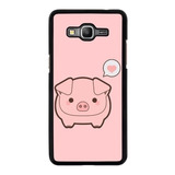 Funda Protector Para Samsung Galaxy Cerdito Rosita Moda