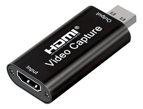 Capturadora De Video Hdmi Usb Soporta 1080p 4k Obs Vlc Amcap