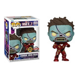 Funko Pop What If...? Zombie Iron Man Glows In The Dark 944