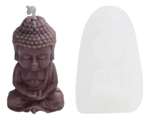 Molde Silicona Buda Sentado Manos