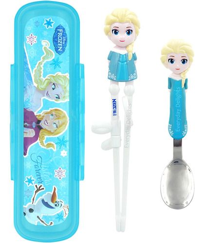 Frozen Queen Elsa Kids Cuchara Para Ninos Palillos De Ent...