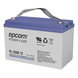 Acumulador Epcom 12v, 100ah Tecnología Vrla Agm Pl-100-d12