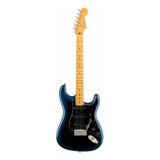 Guitarra Eléctrica Fender American Professional Ii Stratocaster De Aliso Dark Night Brillante Con Diapasón De Arce