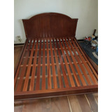 Cama De Madera Lustrada Marca Ph&l Muebles - 160x200