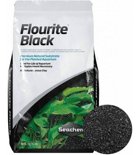 Sustrato Para Acuarios Plantados Seachem Flourite Black 7kg