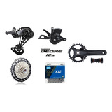 Kit Transmision 12v Shimano Deore M6100 11-50 C/ Volante