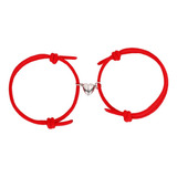 Pulsera Manilla Ajustable Pareja Con Imán Para Hombre Mujer