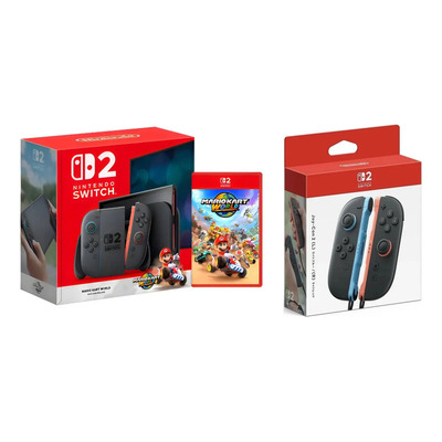Nintendo Switch 2 Incluye Juego Físico Mariokart Mas Joycon2 Negro | Meses sin interés