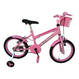 Bicicleta Infantil Aro 16 Menina Wendy + Adesivo Personagens