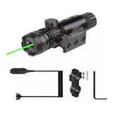 Mira Laser Do Dot Verde 532nm 20mm Trilho Montagem Pra Cano