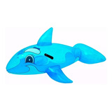 Inflable Ballena Transparente 160 Cm. Celeste 