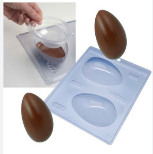 Forma De Silicone Para Ovos De Chocolate 500 Gramas