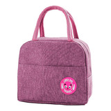 Bolsa Blogueira Moda Refeições Lancheira Marmiteira Intantil Cor Rosa