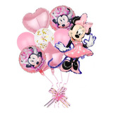 Globos De Cumpleaños Decoración Minnie Mouse Fiesta Temática