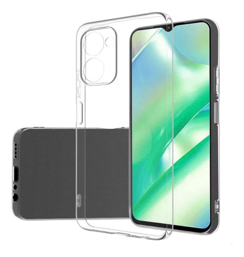 Estuche Forro Rigido Transparente Para Realme