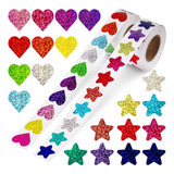 Estrella Y Corazon Stickers Pegatinas Para Regalo Decoración