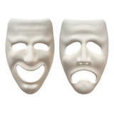 Mascara Teatro Comedia Y Tragedia Impresión 3d