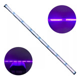 Cob Barra 8 Módulos Luz Led Morada Fija/estrobo+10 Funciones