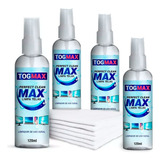 Limpa Telas Perfect Clean Max 120ml 4x Combo Com Flanelas