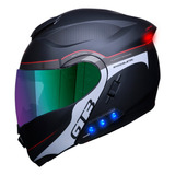 Casco Para Motocicleta Exoskeleton Gt3 Con Bluetooth L