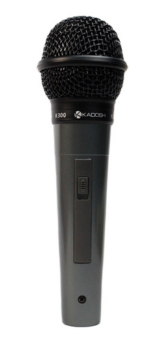 Kit 3 Microfones Vocal Profissional Kadosh K300 + 3 Cabos 3m