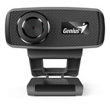 Câmera Web Genius Facecam 1000x Hd Cor Preto