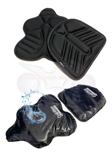 Cojines Viaje Moto Comfort Seat Talla M + Forro Impermeable