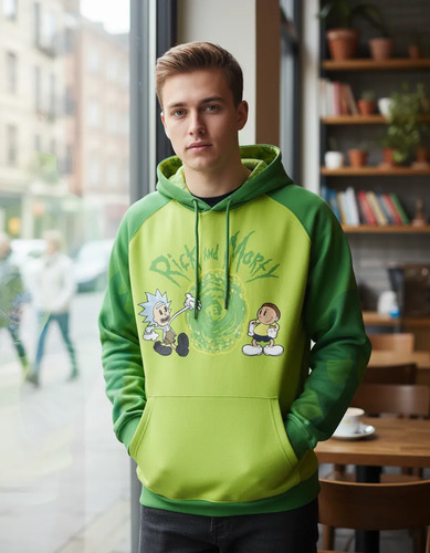 Sudadera Sublimada Rick And Morty Disney Hoodie | Meses sin interés