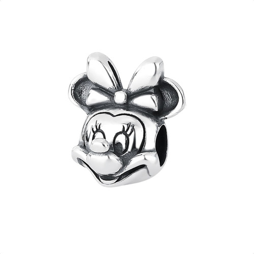 Berloque Pingente Charm Prata 925 Legitima Minnie Disney 