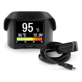 Velocímetro Hud Obd2 Ancel A202 Consumo De Combustible Rpm