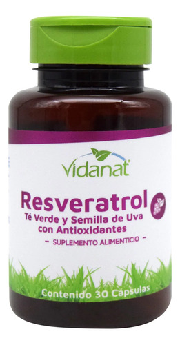 Resveratrol 30 Cápsulas Vidanat