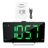 Reloj Despertador Digital Con Radio Fm Dual, Pantalla Led De