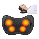 Masajeador Cuello Cervical Lumbar Pies 12v Calor Almohada