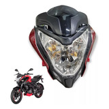 Faro Principal Completo Bajaj Pulsar Ns200 160 Color Rojo