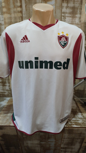 Camisa Fluminense adidas 2003 Tam G Núm 5 Branca Raridade!!