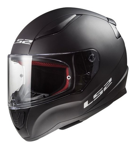 Casco Moto Integral Ls2 353 Rapid Solid Negro Mate 