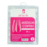 Clara Colors® Soft Gel Tips Cobertura Completa - 120pcs