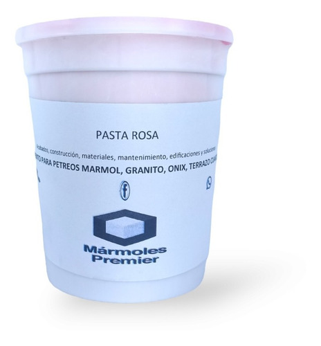 Pasta Rosa Para Pulir Marmol Terrazo Onix  1kg