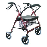 Andadera Rollator Extra Ancha Sobrepeso Reforzada 150kg