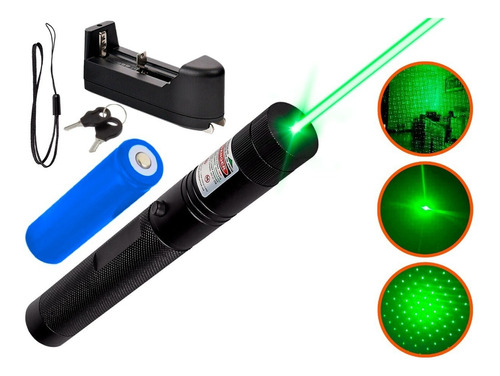 Apuntador Laser Verde Recargable Potente 5000mw 15km : )