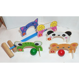 Juego De Mini Croquet Madera Juguete Didáctico